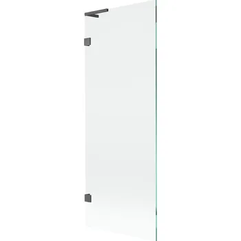 Vanová zástěna Mexen Lunar L vanová zástěna 1-křídlová 70 x 150 cm, průhledná, kartáčovaná šedá - 897L-070-000-66-00 Vanové zástěny