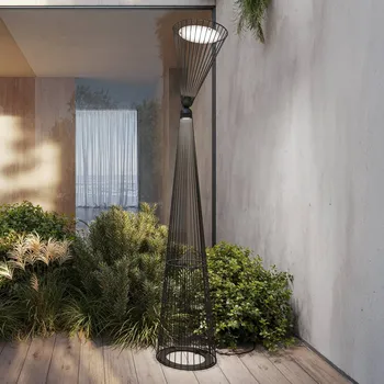 Venkovní osvětlení Karman LED venkovní stojací lampa Ikonika, černá, výška 180 cm IP55 černá matná 2 x 14,3 W LED - Doprava zdarma