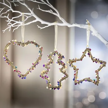 Weltbild Závěsné dekorace Perly Shine, sada 3 ks 494645