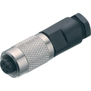 Elektrický konektor Binder 99 0406 00 03 Kabelový konektor M9 samice, kontakty: 3, 3,5-5,0 mm, nestíněný, pájený, IP67