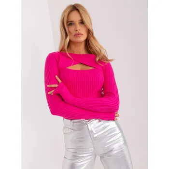 Dámský svetr P-M Svetr-PM-SW-PM1082.03X Barva: Růžová - tmavě, Velikost: M/L