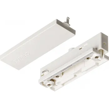 Bodové svítidlo EUTRAC průběžné napájení pro tříokr. lištu bílá 230V