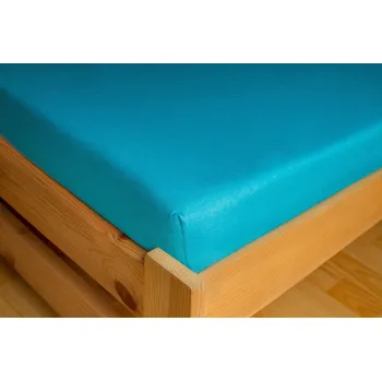 Prostěradlo Aaram Prostěradlo Jersey 180x200 Světle modrá 100% bavlna