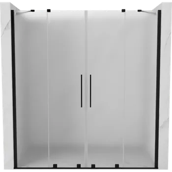 Sprchové dveře Mexen Velar Duo posuvné sprchové dveře 180 cm, matné, černé - 871-180-000-32-70 Sprchové dveře