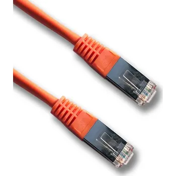 Kabel DATACOM Patch cord FTP CAT5E 5m oranžový