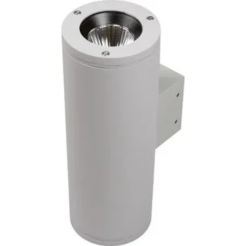 Venkovní osvětlení KOHLLIGHTING Nástěnné svítidlo Hammer kulaté šedé LED 30,6W 3000K Ø100x270mm - KOHL-Lighting (starý kód: KHL K52300.GY) KHL K60000.01.WS.GY-GY.15.ST.8.30