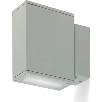 Venkovní osvětlení DIXIE 4x12 nástěnná stříbrnošedá 230V/700mA LED 2x3W 48° IP54 3000K