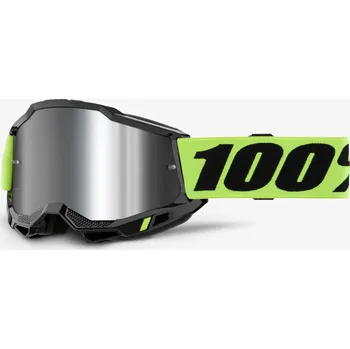 100% ACCURI 2 brýle žluté zrcadlové stříbrné plexi dětské