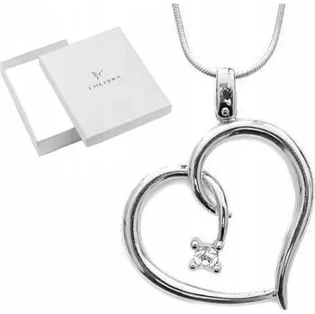 Náhrdelník Řetízek Swarovski COLIBRA se srdíčky
