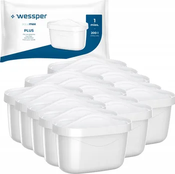 vodní filtr Filtrační vložka do filtrační konvice Wessper AquaMax Plus 15 ks