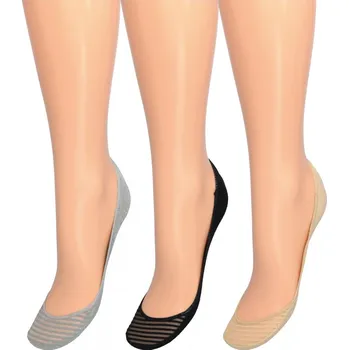 Dámské ponožky Ťapky Novia B1 s podílem bavlny ČERNÉ velikosti ponožek: 24-27 ( EUR vel. 37-41)