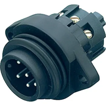 Rozvaděč Binder 09 0219 00 07 RD24 Konektor pro montáž na panel, kontakty: 6+PE, nestíněný, šroubovací svorka, IP67