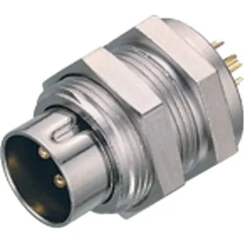 Rozvaděč Binder 09 0081 00 04 Konektor M9 pro montáž na panel, kontakty: 4, nestíněný, pájený, IP40