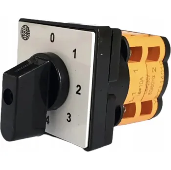 vypínač Krokový spínač 0-1-2-3-4 stupňů otočný přepínač, póly 10A2