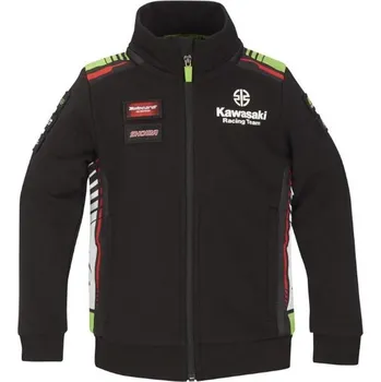 Oblečení a móda KAWASAKI mikina RACING TEAM dětská black/green - 92