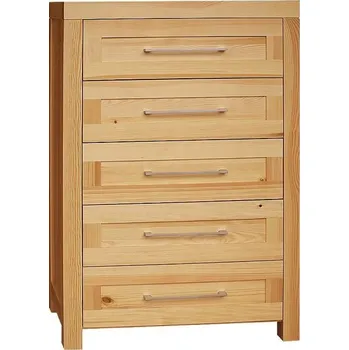 Komoda Šuplíková komoda DELTA 18 šířka 85 cm z masivu Barevné provedení: Olše