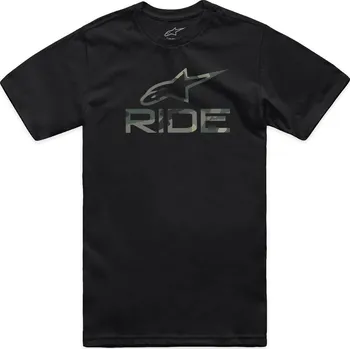 Pánské tričko ALPINESTARS triko RIDE 4.0 CAMO CSF TEE black - S