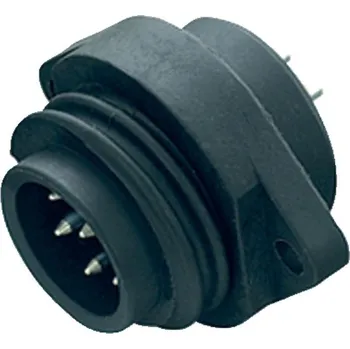 Elektrická zásuvka Binder 09 0215 00 07 RD24 Konektor pro montáž na panel, kontakty: 6+PE, nestíněný, pájený, IP67