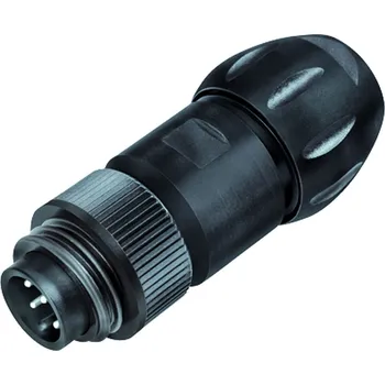 Binder 99 4221 300 04 RD24 Samec kabelového konektoru, kontakty: 3+PE, 7,0-17,0 mm, nestíněný, šroubovací svorka, IP67, UL, ESTI+, VDE, Vario