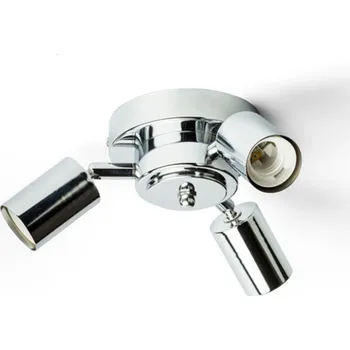 POSTE stropní základna chrom 230V LED E27 3x15W