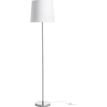 Stojací lampa NYC/CONNY 35 stojanová Polycotton bílá/chrom 230V LED E27 15W
