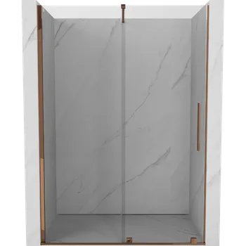 Sprchové dveře Mexen Velar sprchové dveře posuvné 150 cm, transparentní, růžové zlato - 871-150-000-01-60 Sprchové dveře