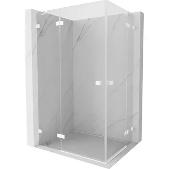 Mexen Lunar Duo sprchový kout otevírací levý 115 x 95 cm, transparentní, bílá - 834-115L-095P-20-00 Sprchové kouty