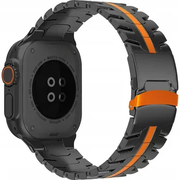 Řemínek na hodinky Řemínek/Náramek pro Apple Watch 9 10 ULTRA 45 49 mm pro Apple 49mm černý