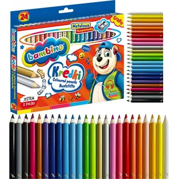 Pastelka Pastelky Bambino silné, vícebarevné, 24 ks