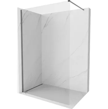 Mexen Kioto-X sprchová stěna Walk-in 130 x 200 cm, transparentní 10 mm, gun metal - 800-130-101-95-00-X Sprchové stěny