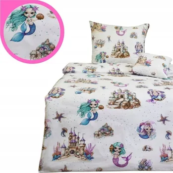 Povlečení Sada povlečení Głęboki Sen 140 x 200 cm bílá