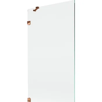 Vanová zástěna Mexen Lunar vanová zástěna jednokřídlá 90 x 150 cm, průhledná, růžové zlato - 897-090-000-60-00 Vanové zástěny