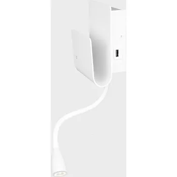 Nástěnné svítidlo KOHLLIGHTING PIXY nástěnné svítidlo 120X70 mm bílá 7+3 W CRI >80 3000K Non-Dimm - KOHL-Lighting KHL K50703.01.WS.WH-WH.ST.8.30