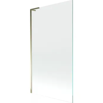 Vanová zástěna Mexen Next L vanová zástěna 1-křídlová 100 x 150 cm, průhledná, zlatá - 895-100-000-03-00-50 Vanové zástěny