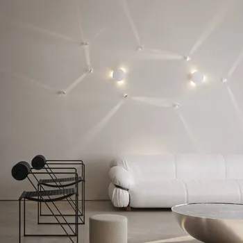 Lampička Karman LED nástěnné světlo RAINBOW, bílé, Ø 18 cm, plast bílá 3 x 2,9 W LED - Doprava zdarma