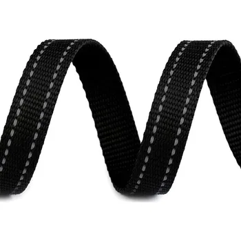 Popruh šíře 20 mm s reflexním prošitím