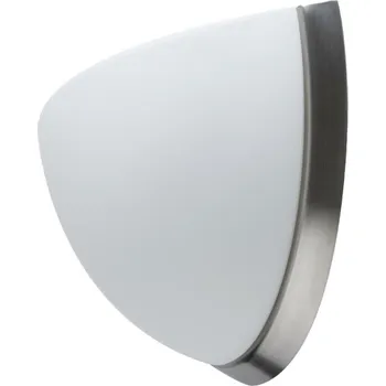 Svítidlo OSMONT NEL59957 NELA DL2 nástěnné skleněné svítidlo nerez broušená / bílá IP43 4000 K 13W LED