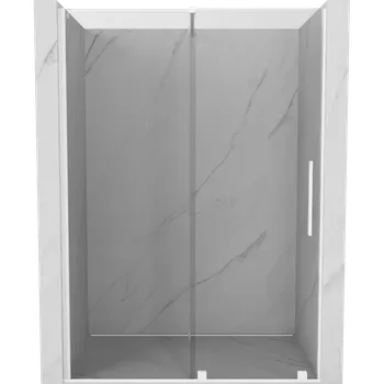 Sprchové dveře Mexen Velar posuvné sprchové dveře 150 cm, průhledné, bílé - 871-150-000-01-20 Sprchové dveře