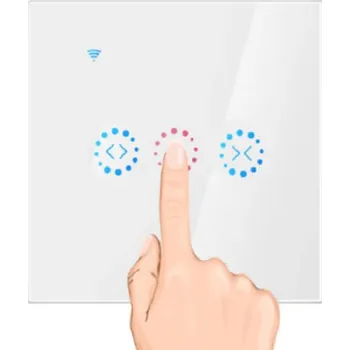 vypínač WiFi DOTYKOVÝ SKLENĚNÝ SPÍNAČ OVLADAČ PRO ROLETY, TUYA