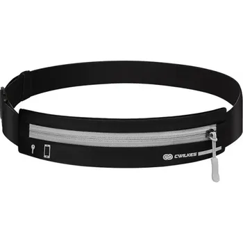 turistický batoh Sportovní běžecká ledvinka skrytá voděodolná kapsa nastavitelný pás pro mobil peněženku pas běh fitness turistika unisex černá