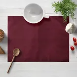 Sametové prostírání na stůl Velvet Premium SVP-010 Tmavě vínové 30x40 cm