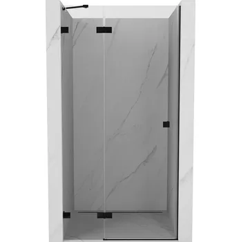 Mexen Lunar sprchové dveře otočné levé 125 cm, transparentní, černé - 834-125-000-70-00-L Sprchové dveře