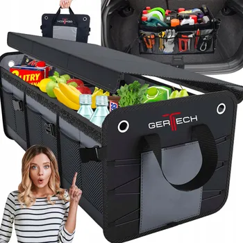 Organizér do auta Organizér do kufru auta GERTECH 40 x 55 x 26 cm, černý