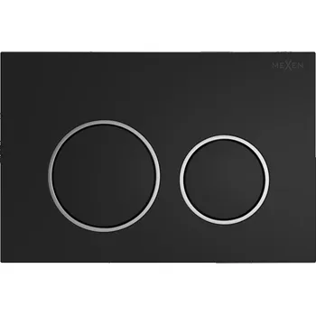 Mexen Fenix Air 07 XS pneumatické splachovací tlačítko, černé - 6A0703 Splachovací tlačítka