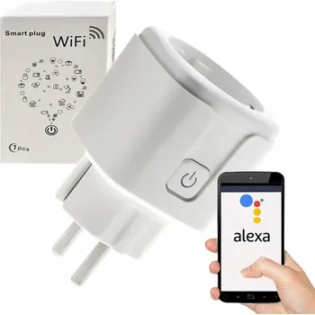 Elektrická zásuvka WiFi zásuvka Tuya Měří Watty Časovač SMART zásuvka