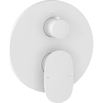 Vodovodní baterie Nástěnná vanová a sprchová baterie Ravak Spring bílá