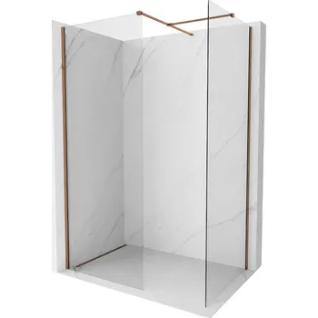 Mexen Kioto-X sprchová stěna Walk-in 80 x 70 cm, transparentní 10 mm, růžové zlato - 800-080-202-60-00-070-X Sprchové stěny