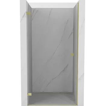 Sprchové dveře Mexen Lunar-B sprchové dveře otevíratelné levé 90 cm, průhledné, zlaté - 832-090-000-50-00-L Sprchové dveře