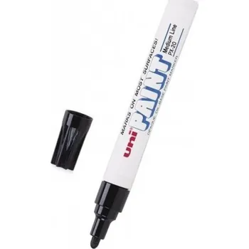 Uni-Ball Paint Marker PX-20, silný lakový popisovač, stopa 2,2-2,8 mm Barva: Černá
