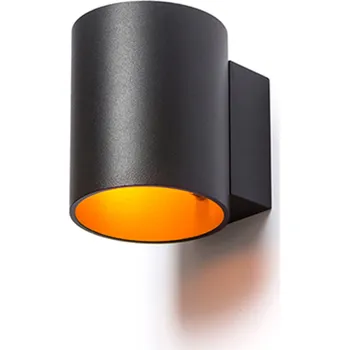 Nástěnné svítidlo TUBA W nástěnná matná černá/zlatá 230V LED G9 5W
